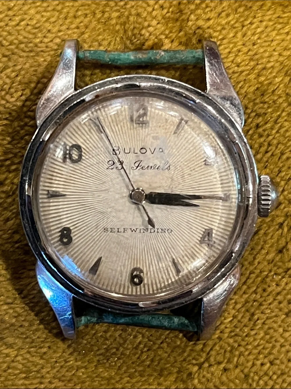 Vintage 1950s Bulova 23-Jewel Self-Winding Watch | Mid-Century